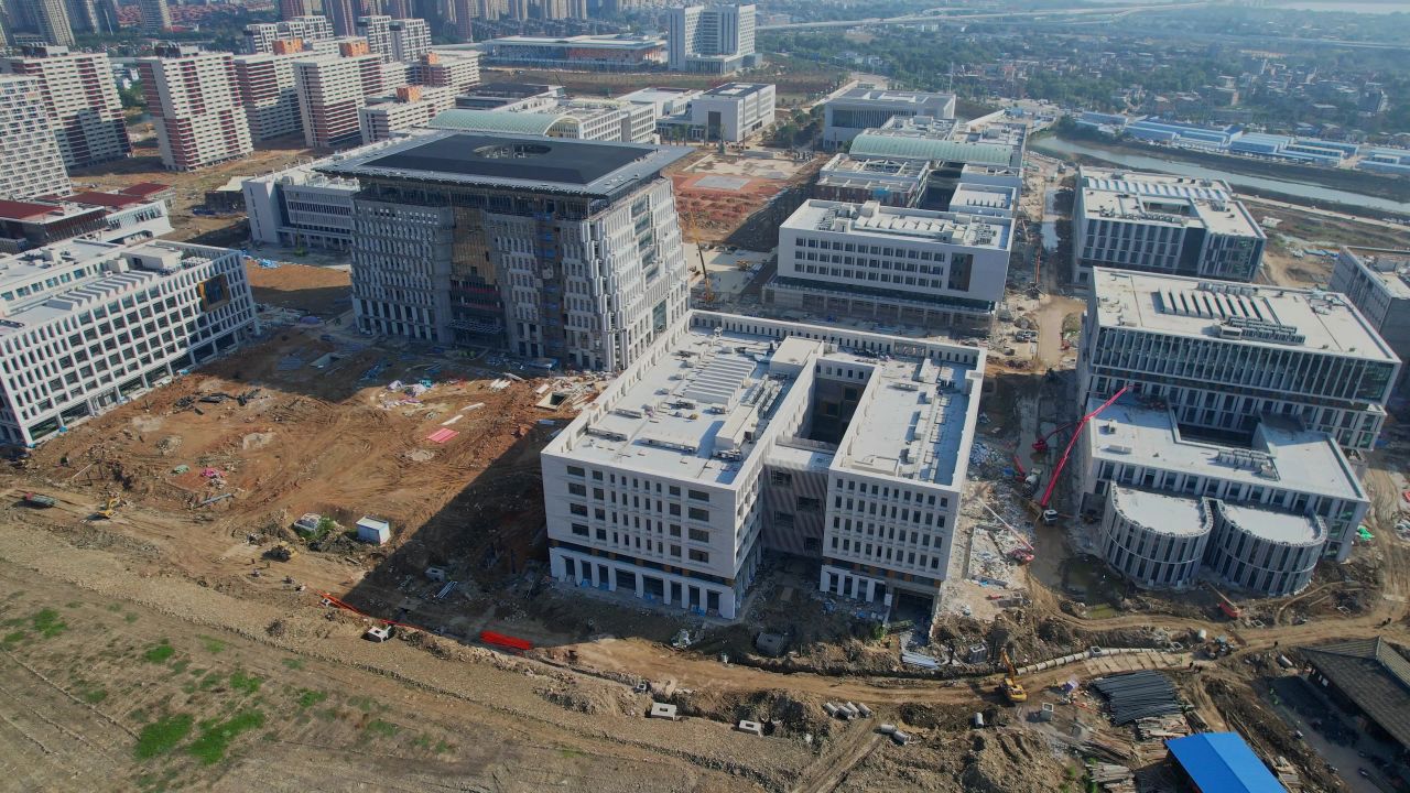 航拍福州福耀科技大学景观 6
