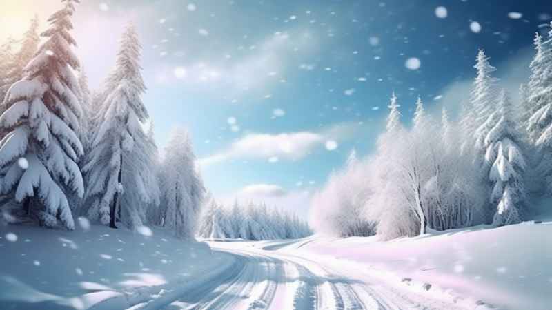 美丽冬季雪景 70