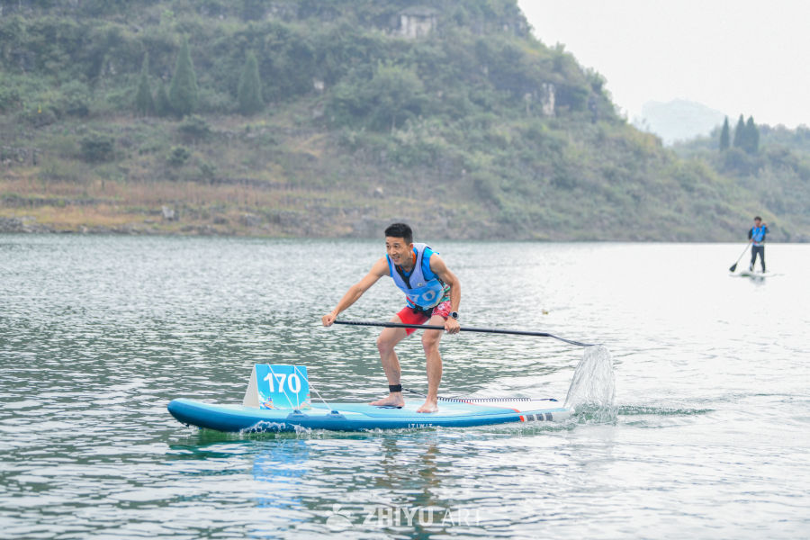 山水间桨板比赛 水上桨板运动 14