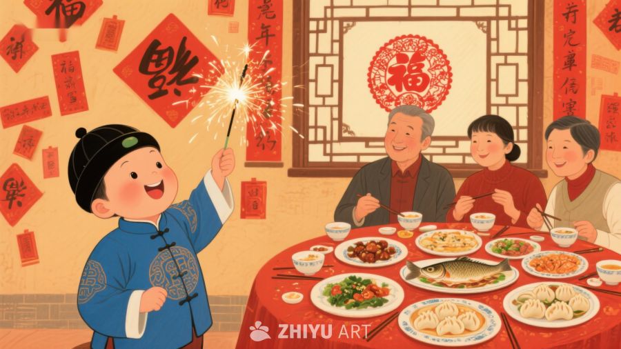 家庭欢聚迎新春 488