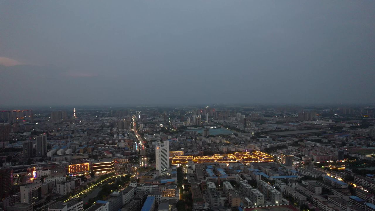 河南许昌城市夜景