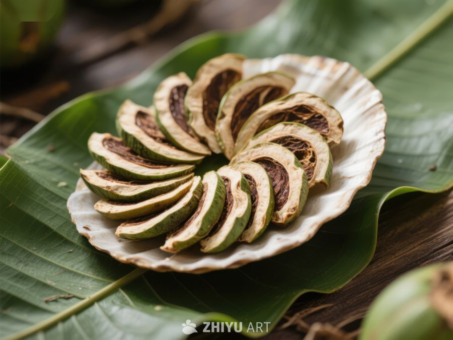 切片槟榔果盘摆设 423