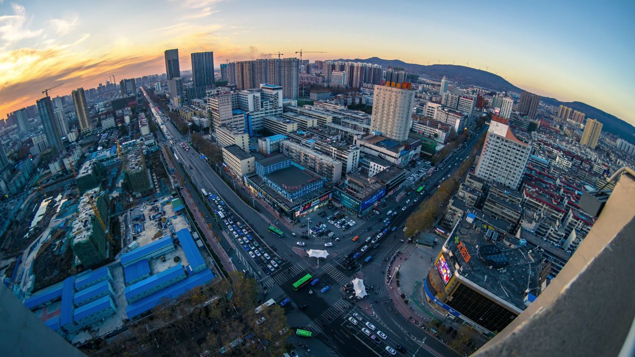 城市超广角延时