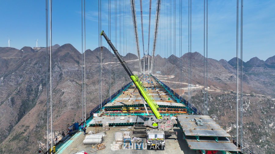 贵州花江峡谷大桥建设 13