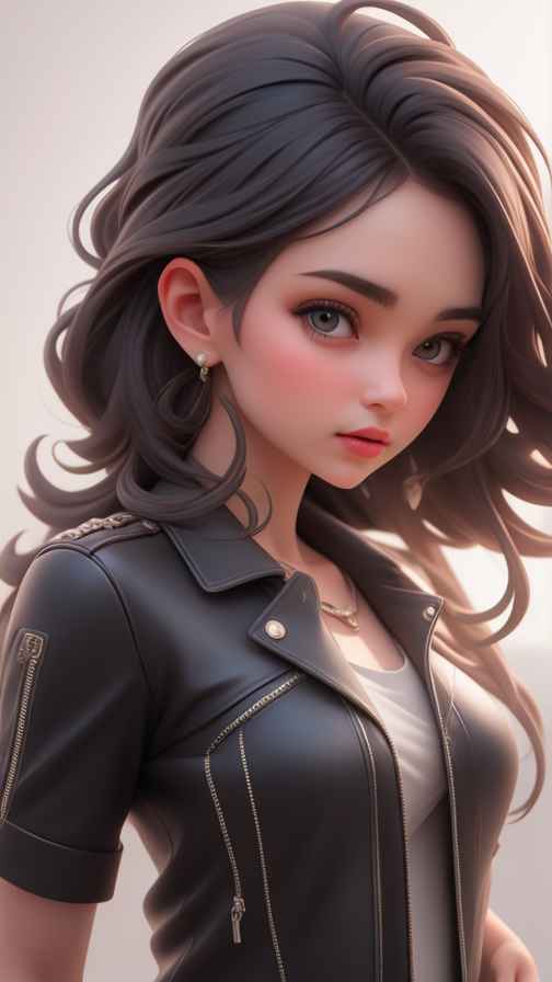 穿牛仔的女孩