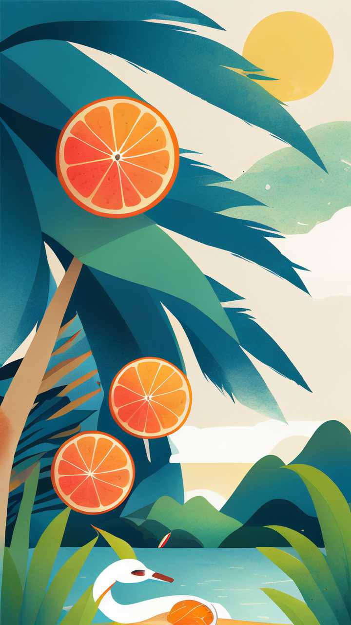 插画手绘夏季