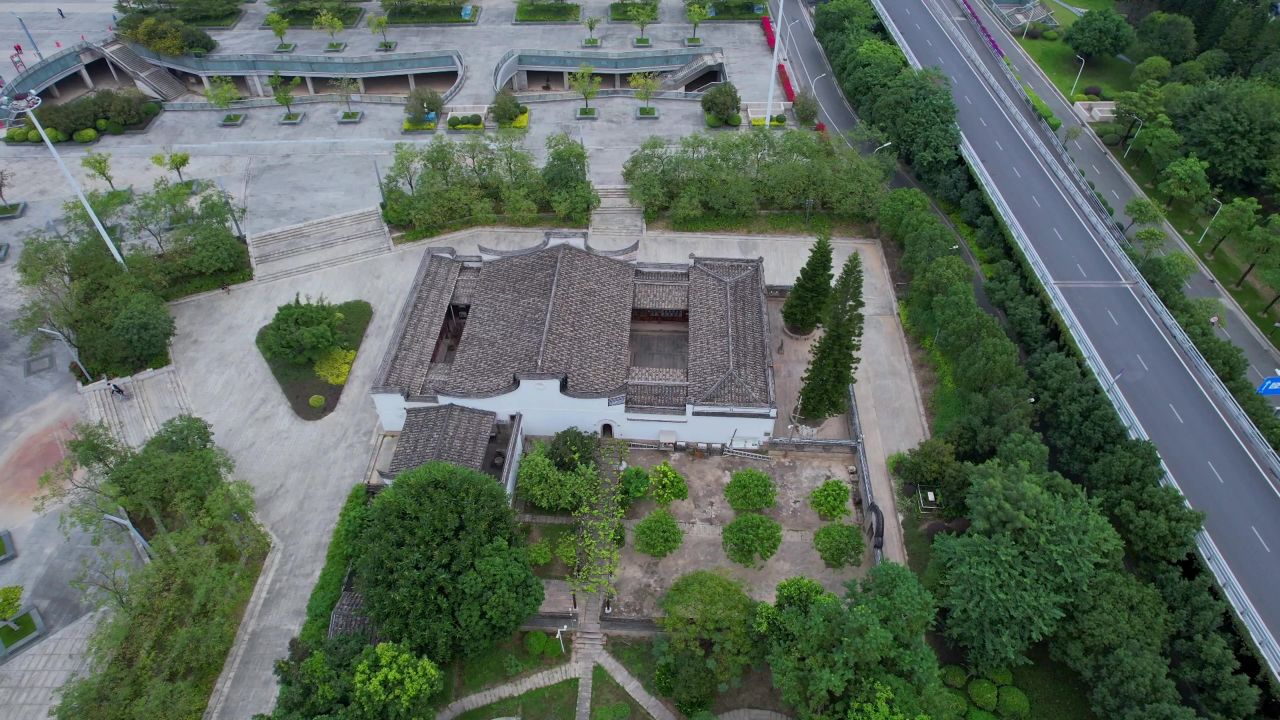 航拍福州陈绍宽故居