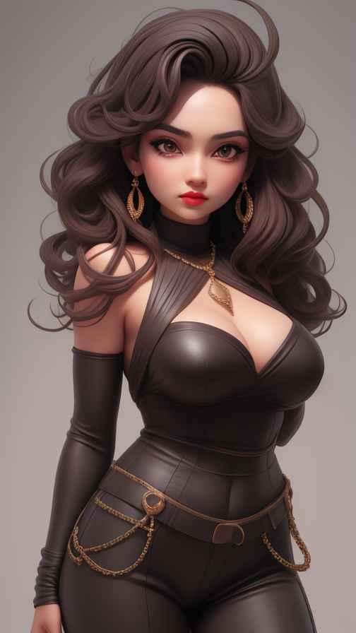 高级感女孩皮衣系列