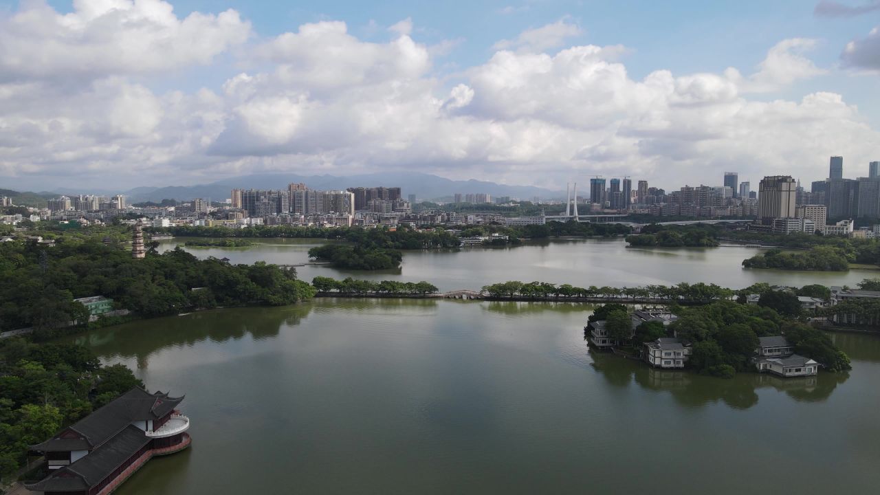 惠州西湖航拍