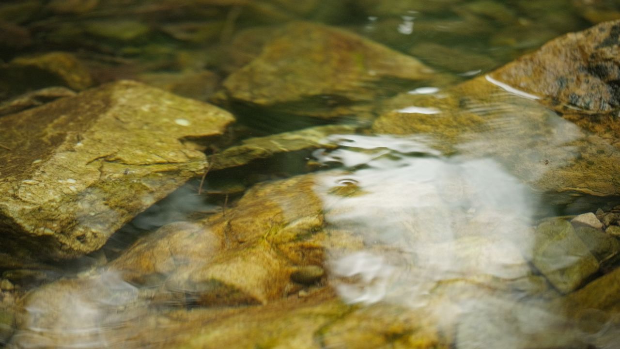 清澈山泉水温泉矿泉水小溪山涧 22