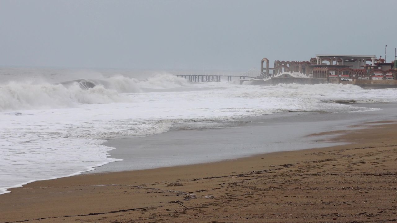 海滩海洋波风风暴