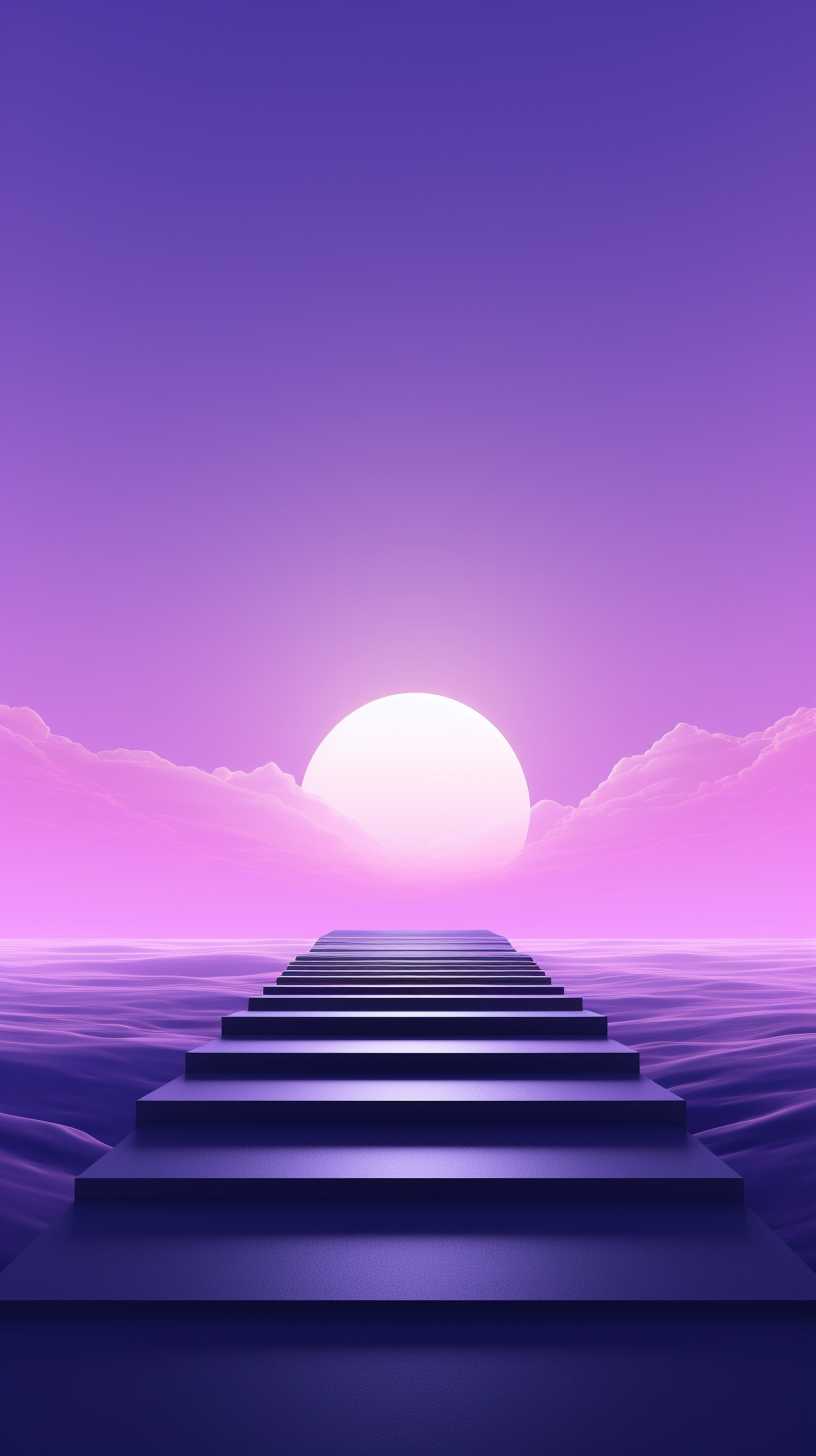紫色背景艺术图