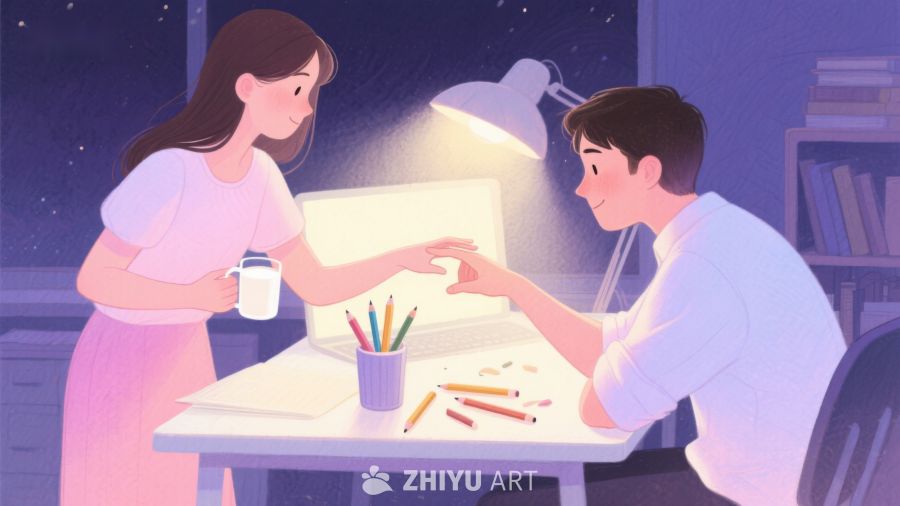 温馨夜读：母子共度学习时光 472
