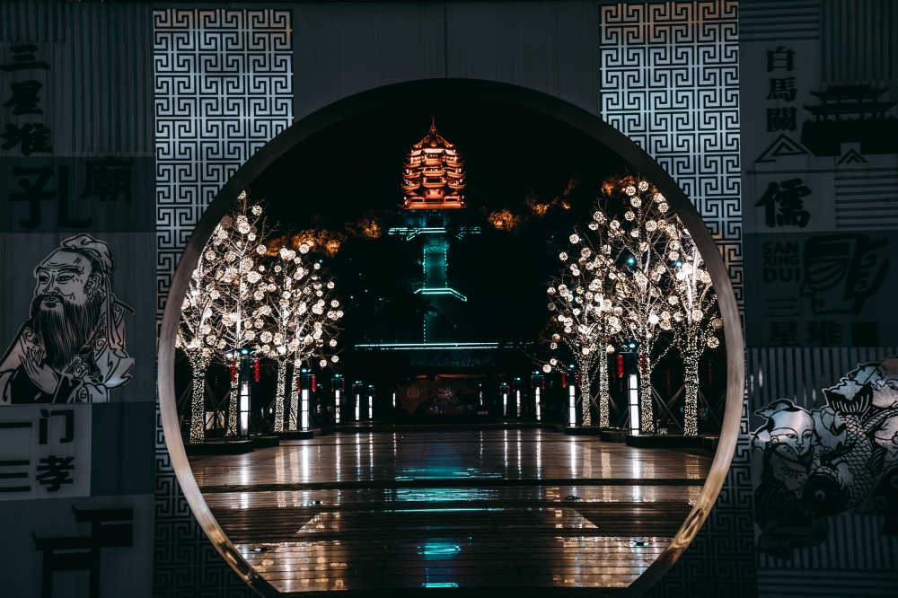 德阳钟鼓楼夜景
