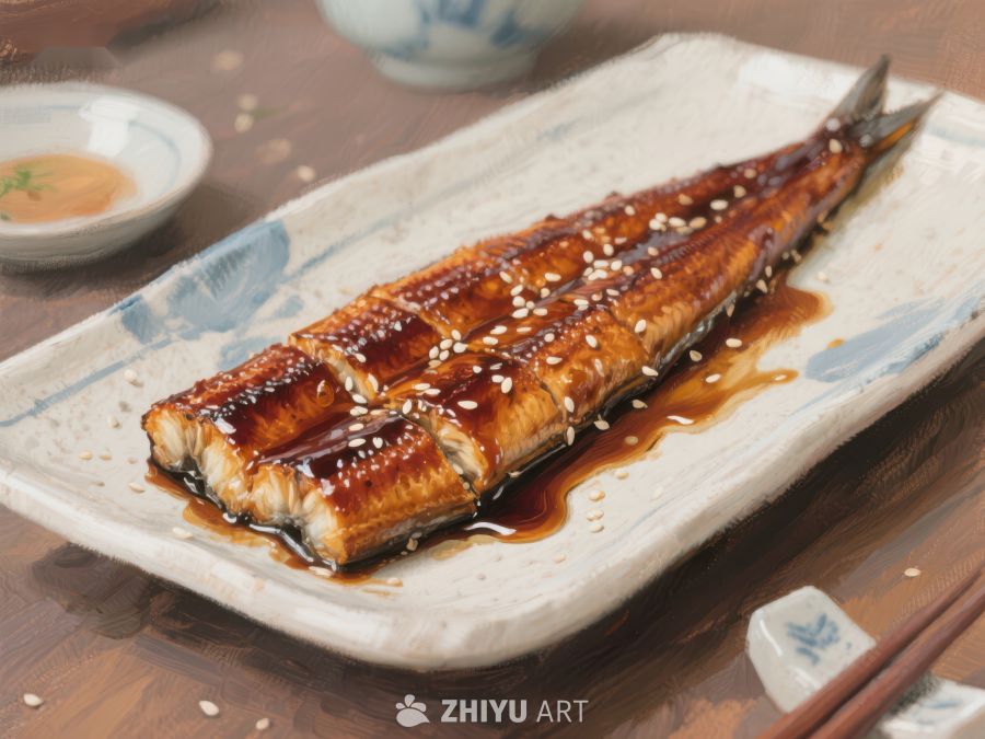 日式烤鳗鱼，酱汁淋漓 215