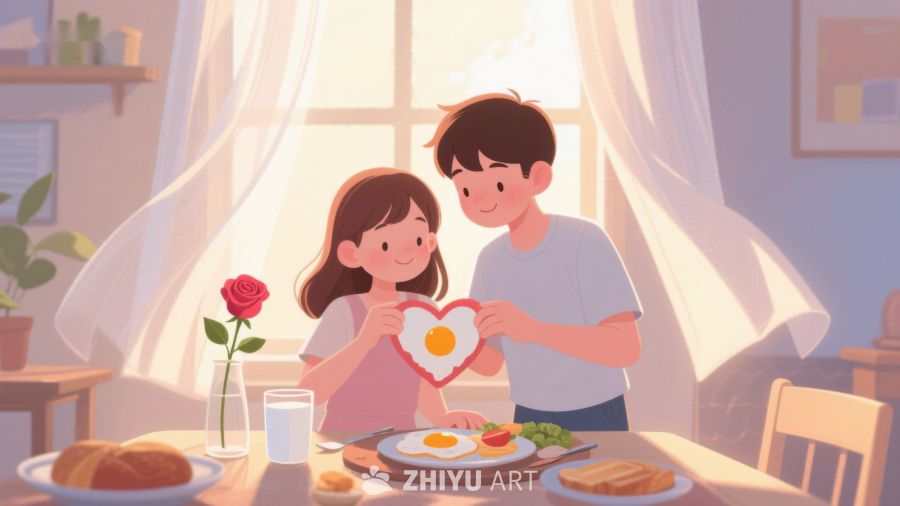 温馨早餐，爱心传递 505