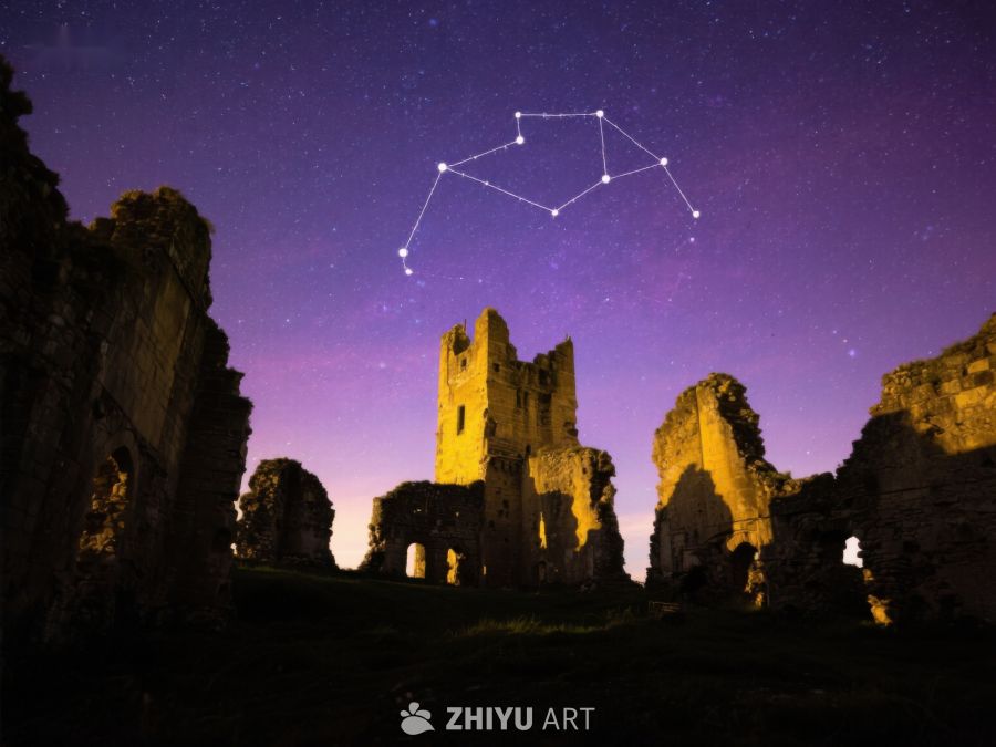 星空下的古堡遗迹 179