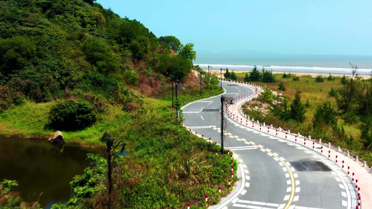 珠海横琴南路及海