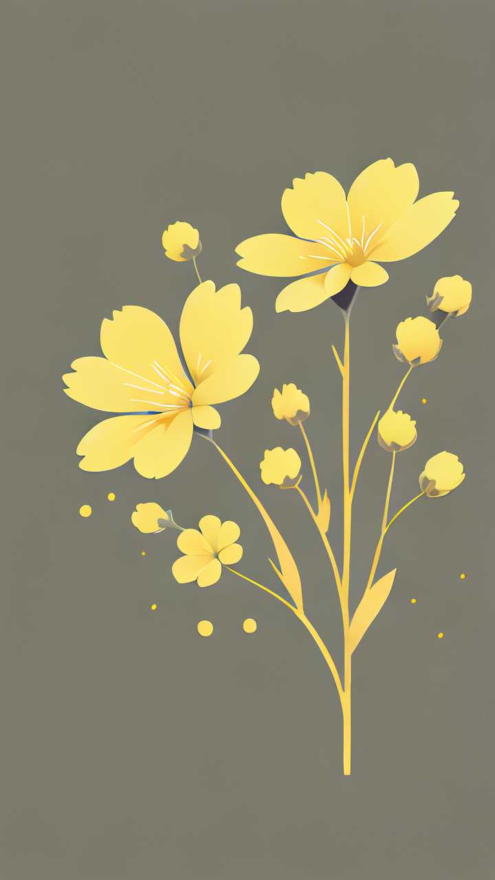 黄色小花花