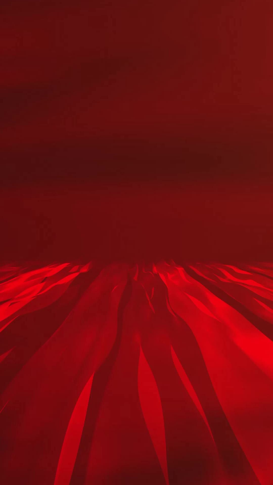 竖版红色粒子红绸光束背景视频素材 11