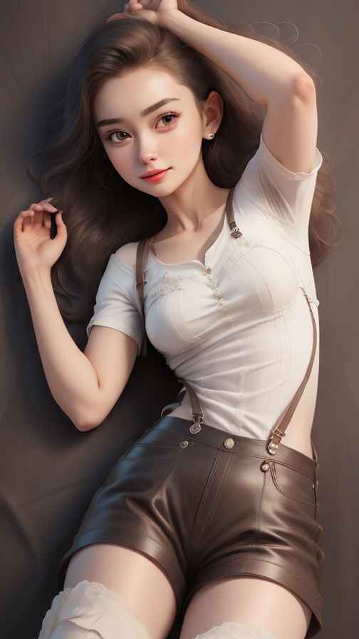 吊带美女