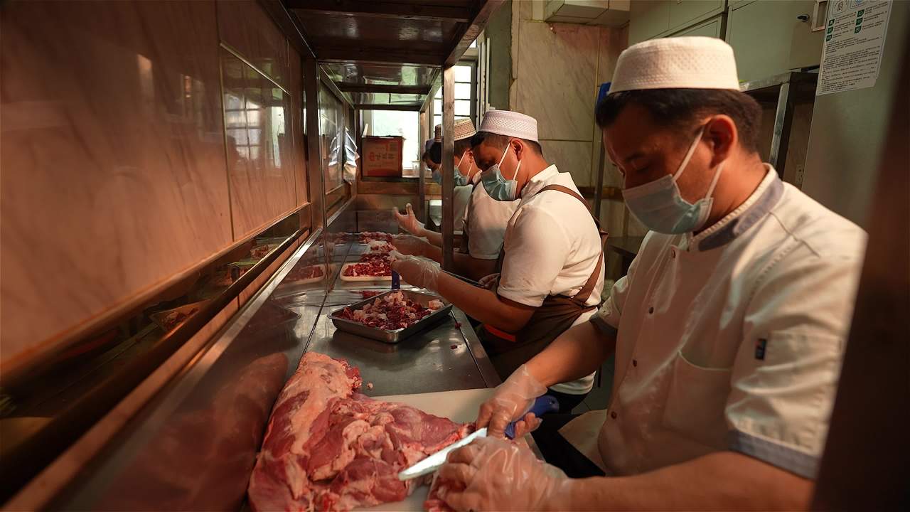新疆羊肉串