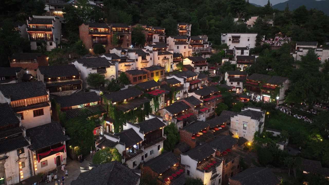 古村落夜色之美