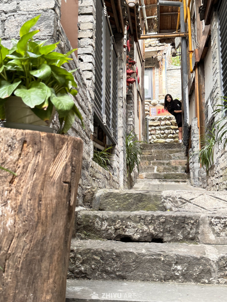 古巷石阶行