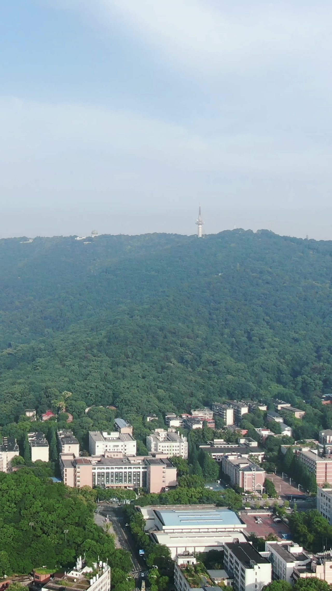 旅游景区湖南长沙岳麓山景区竖屏 