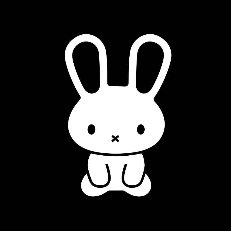 兔子贴纸素材 17