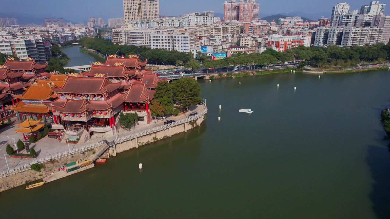 航拍福清茶亭西涧寺 5