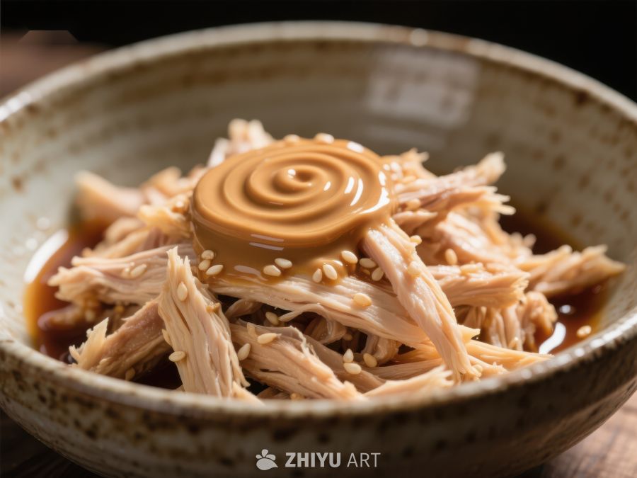 鸡肉沙拉配酱料 325