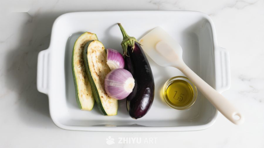 烤蔬菜食材准备