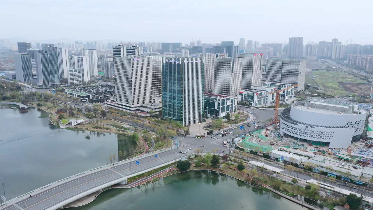 航拍成都天府新区AI创新中心 1