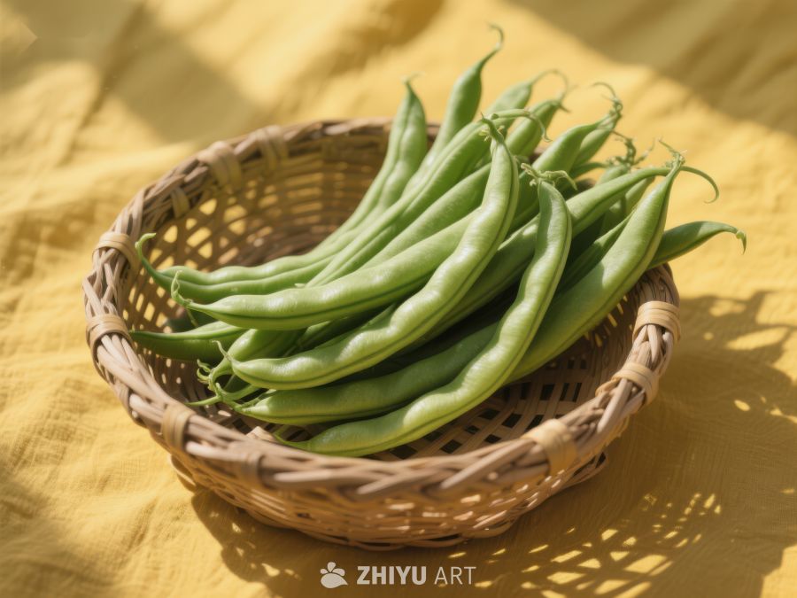 篮子里的绿色四季豆 173