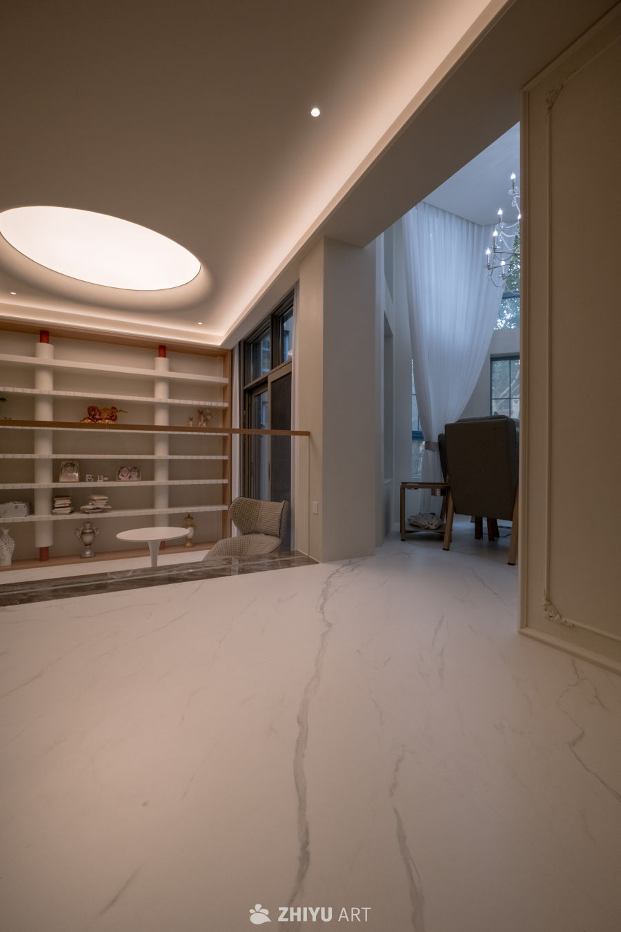 低饱和度低对比度的空间摄影