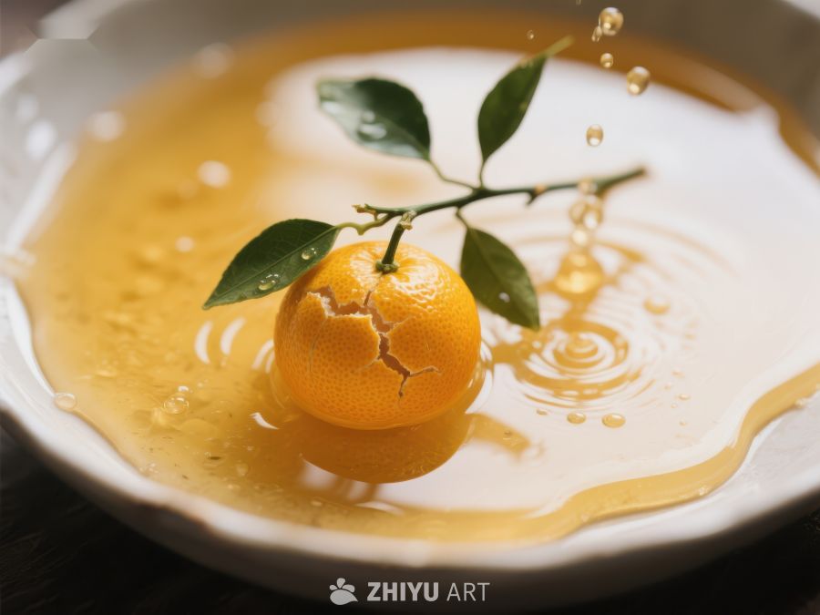 柑橘落入蜂蜜，溅起涟漪 136