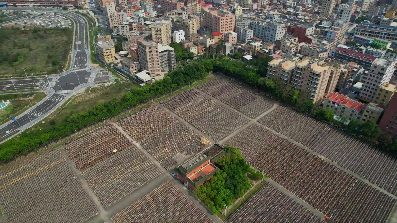 航拍厦门古龙酱文化园