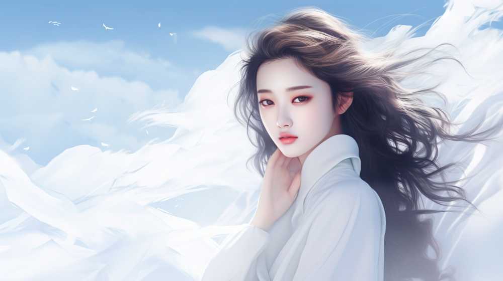 浅色唯美创意背景