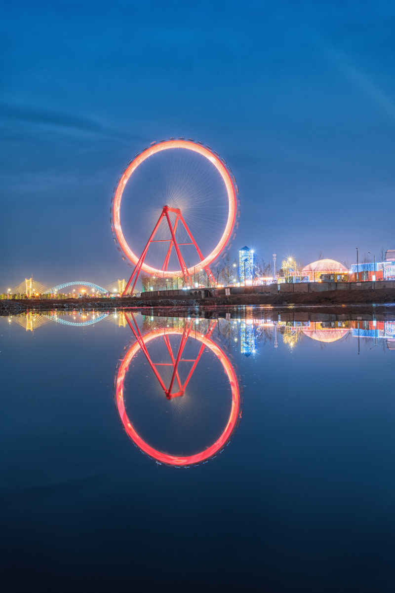 夜景摩天轮