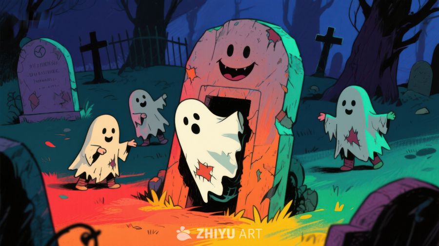 墓地幽灵欢乐夜