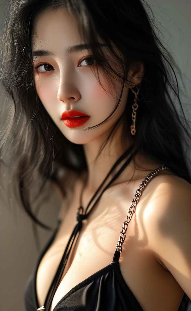 黑色美女性感特写 4