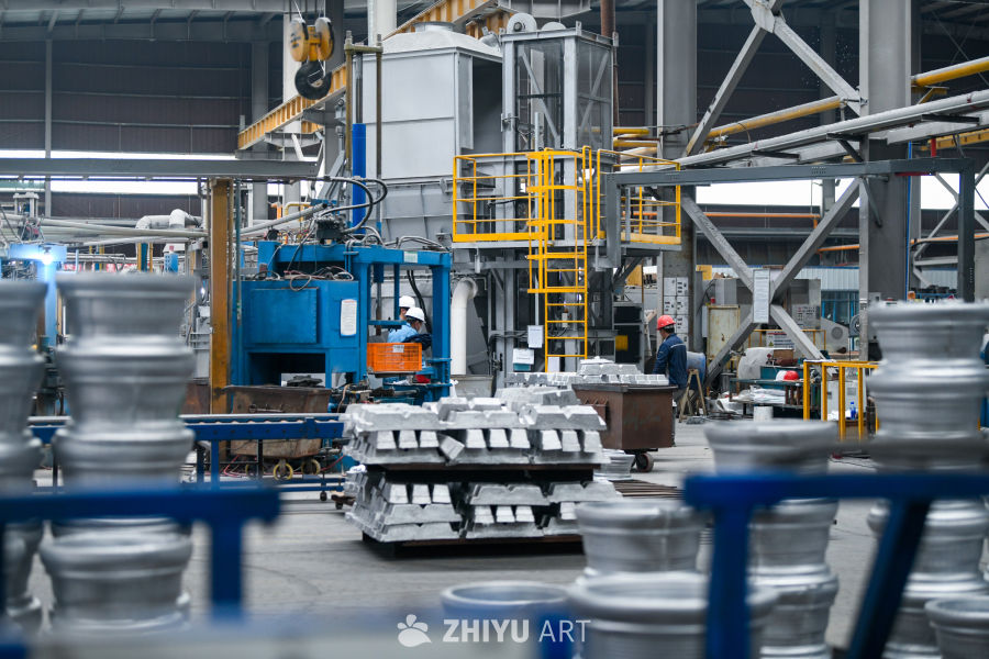 铝企业生产加工 汽车轮毂生产车间 31