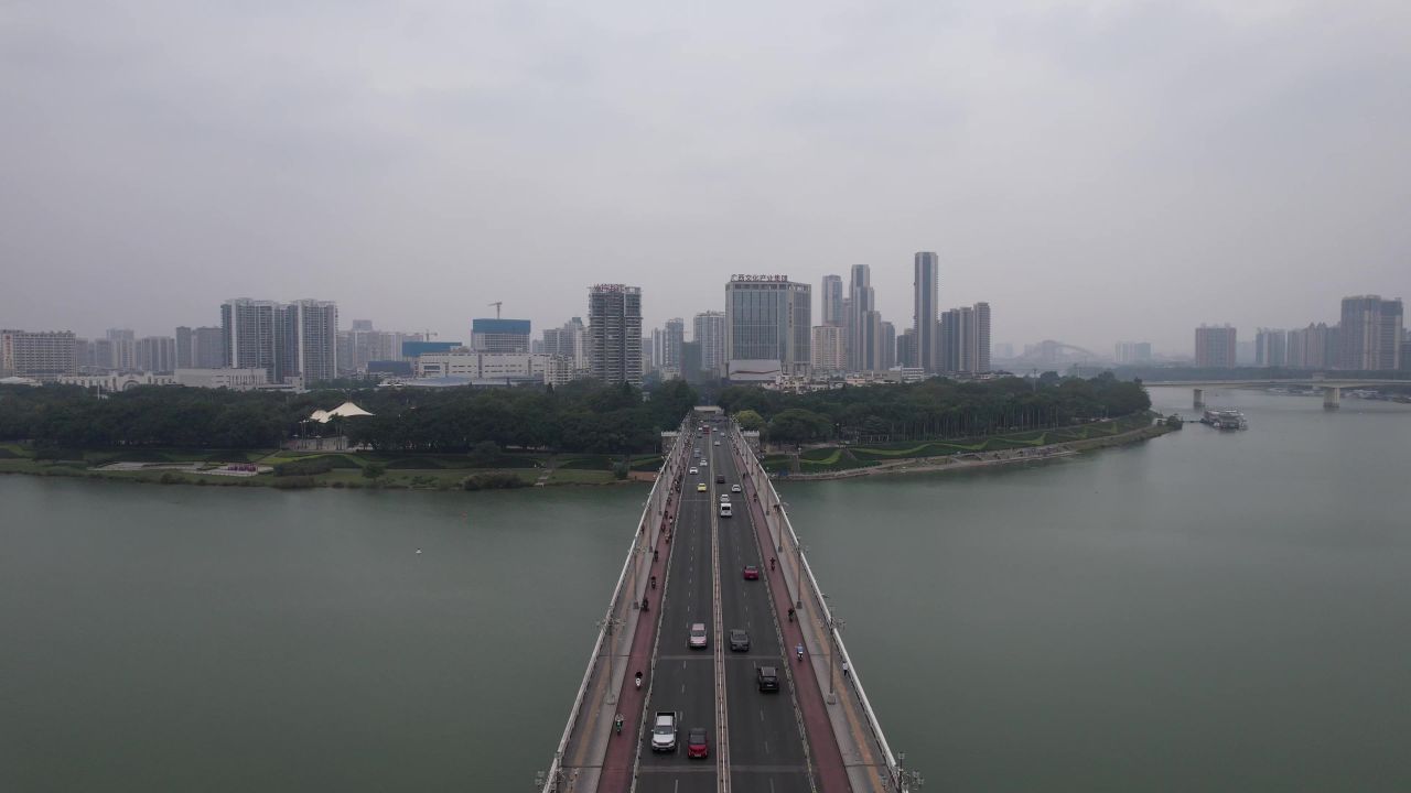 广西南宁城市风光航拍