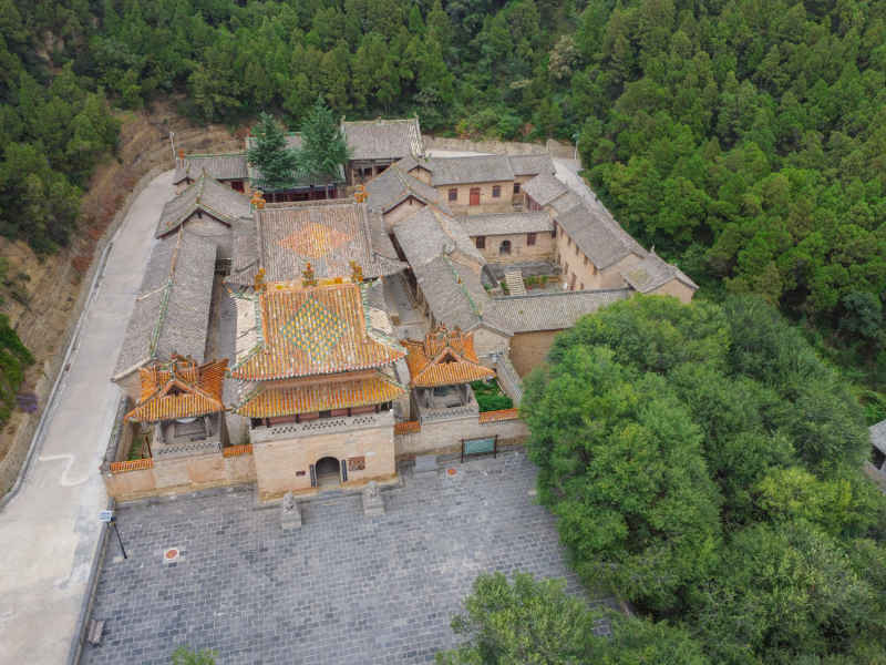 航拍山西晋城古建风光 20