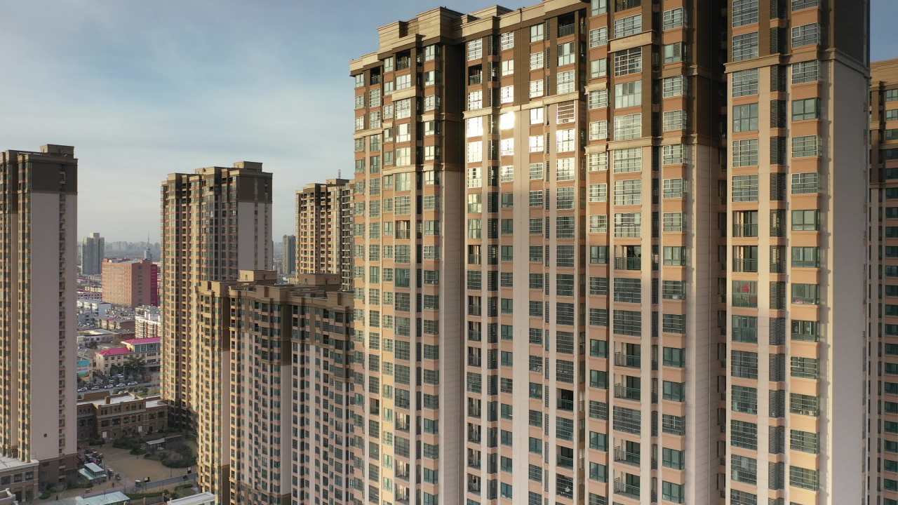 都市日落时分