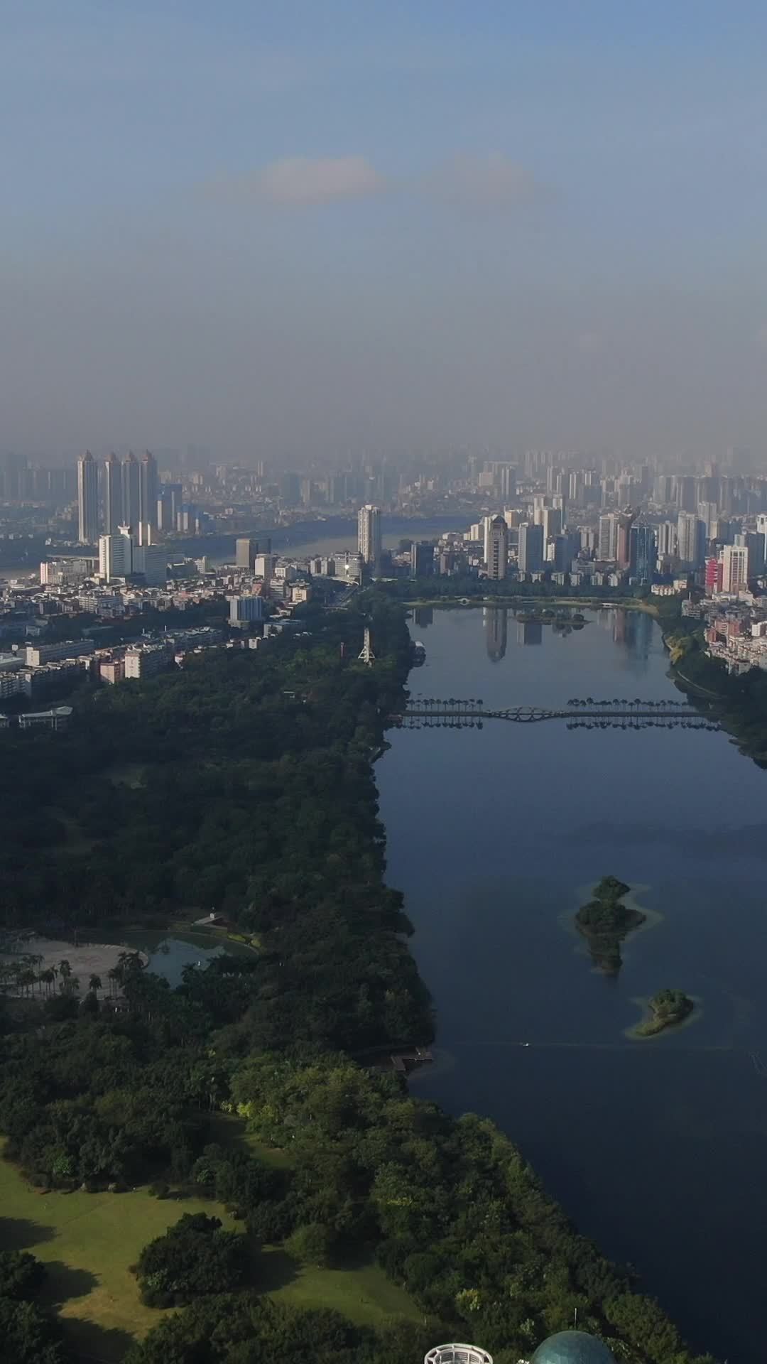 城市绿洲：河流与公园的和谐共存