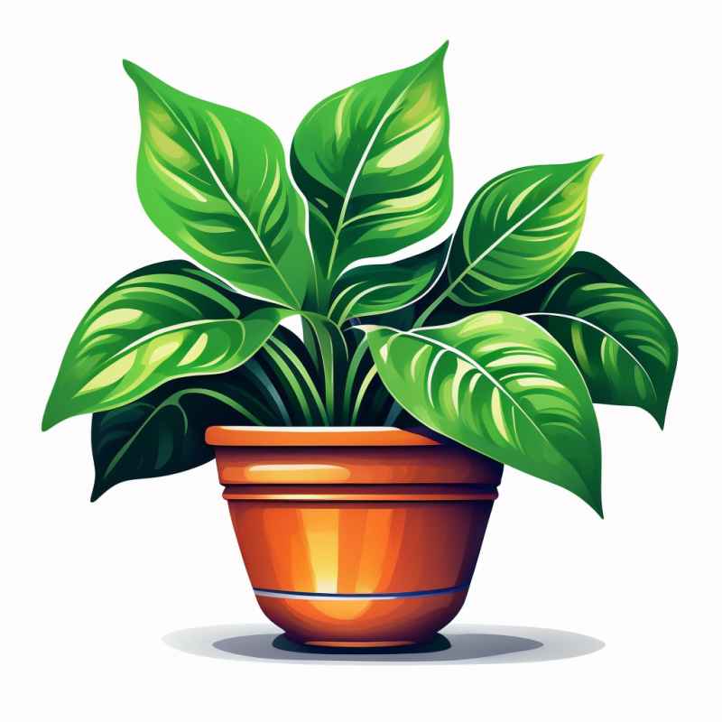 绿萝元素背景图 4