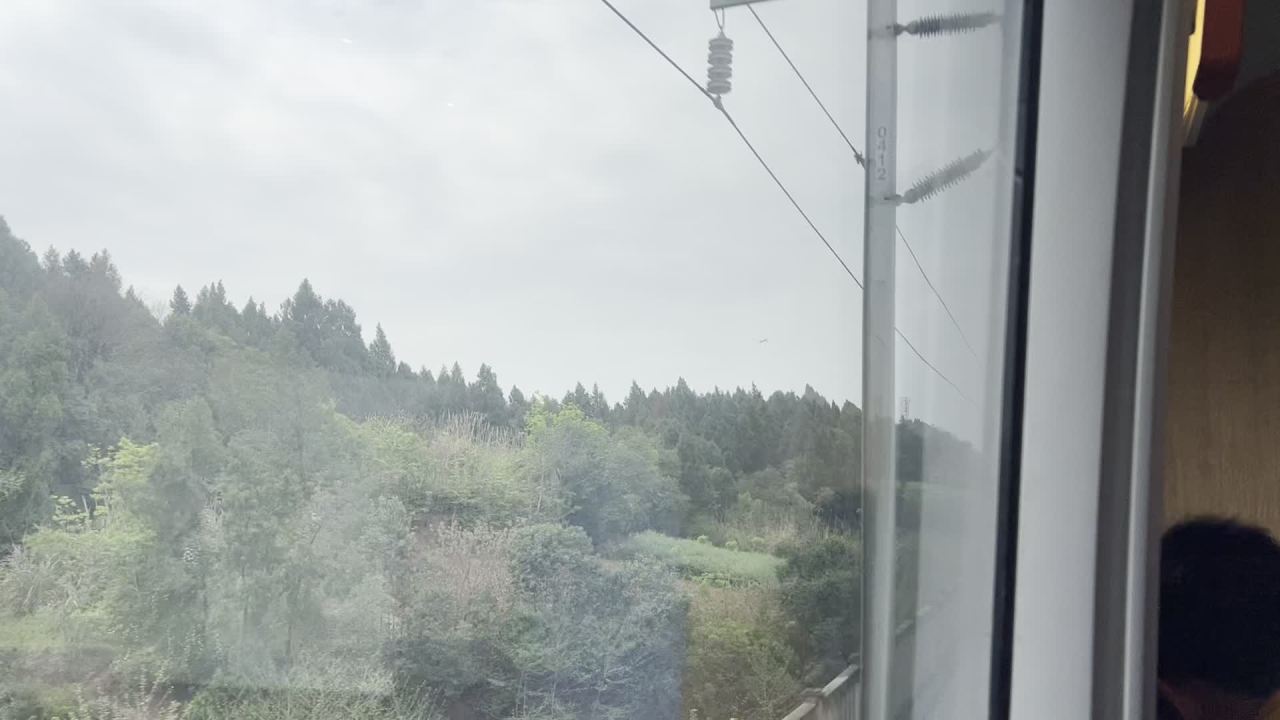 火车上的自然风光