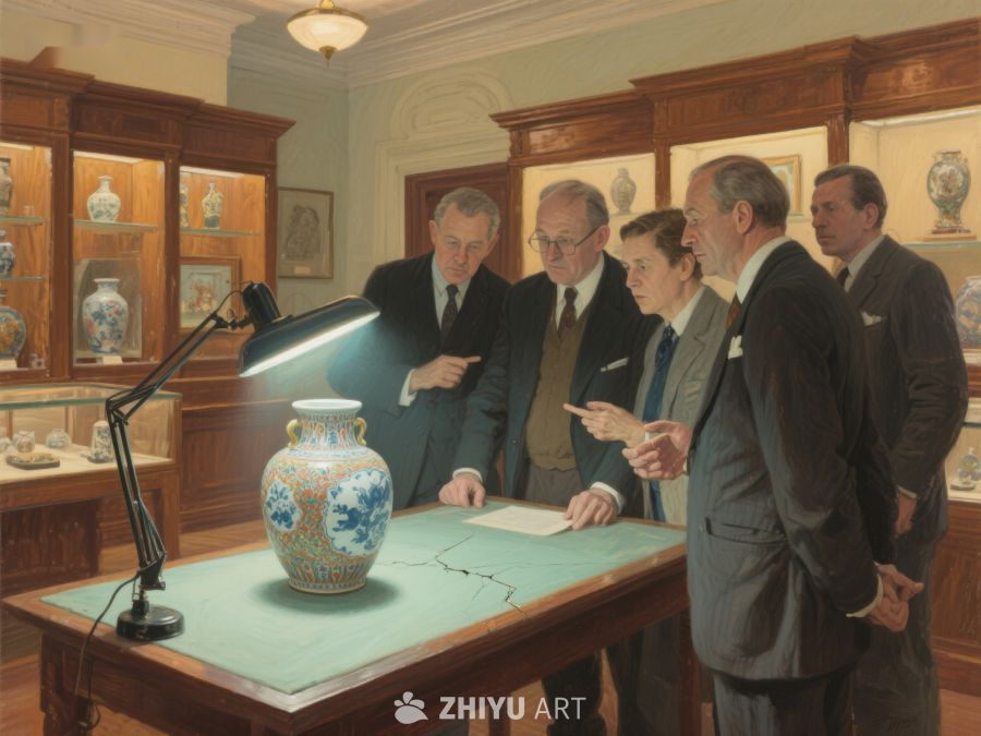 专家团队鉴定古瓷 536